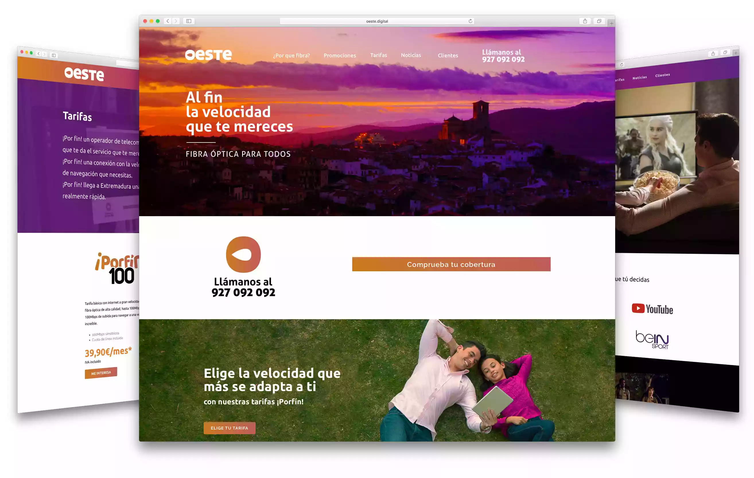 Oeste. Energía solar y Telecomunicaciones