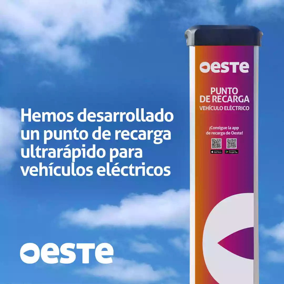 Oeste. Hemos desarrollado un punto de recarga ultrarrápido para vehículos eléctricos
